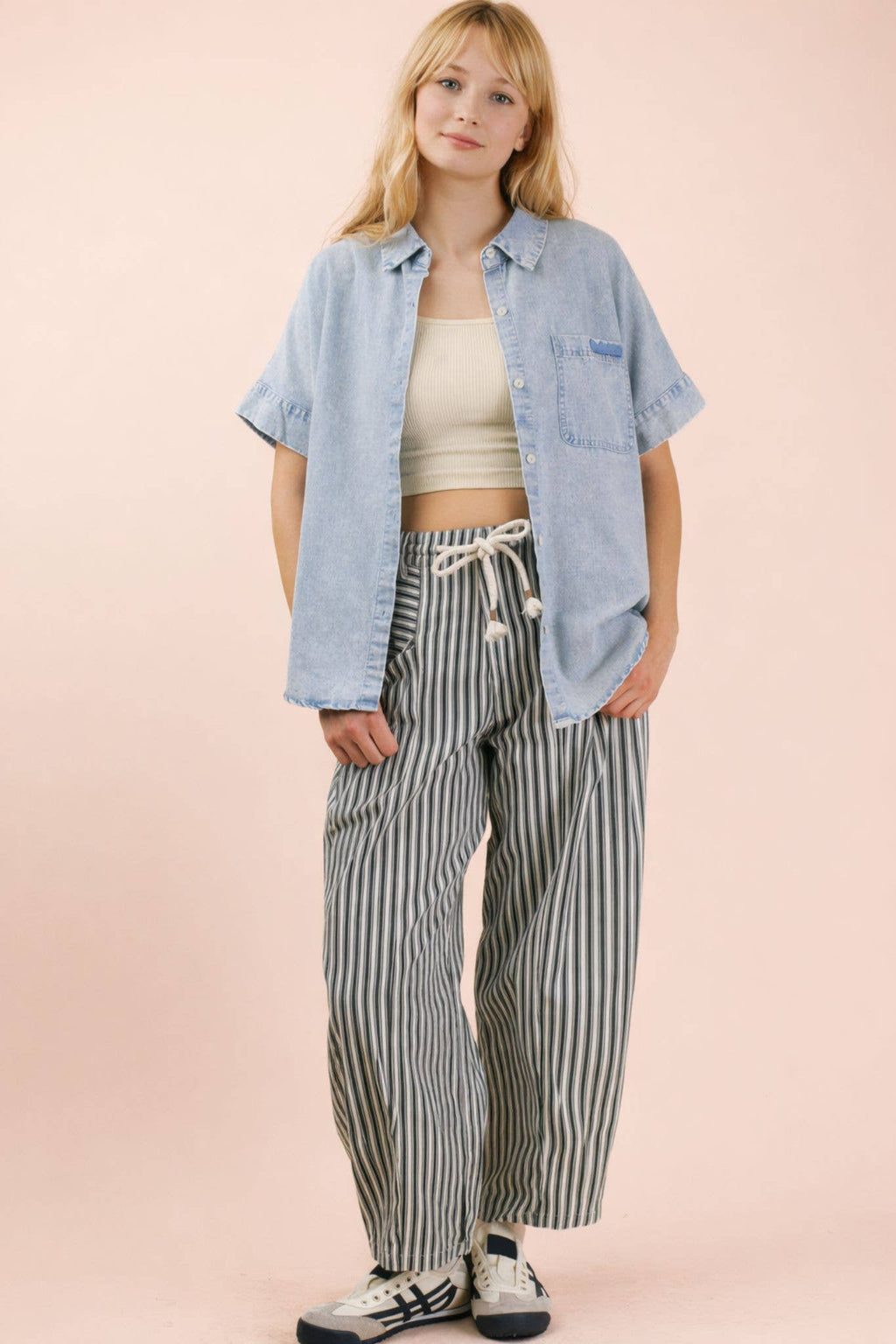 VERY J Chambray Top