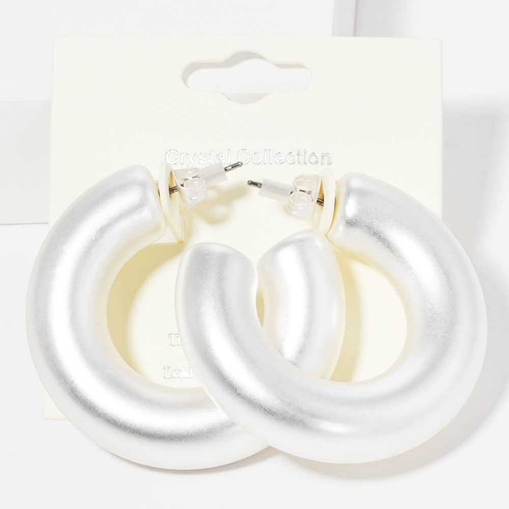 Thick Hoop Earrings