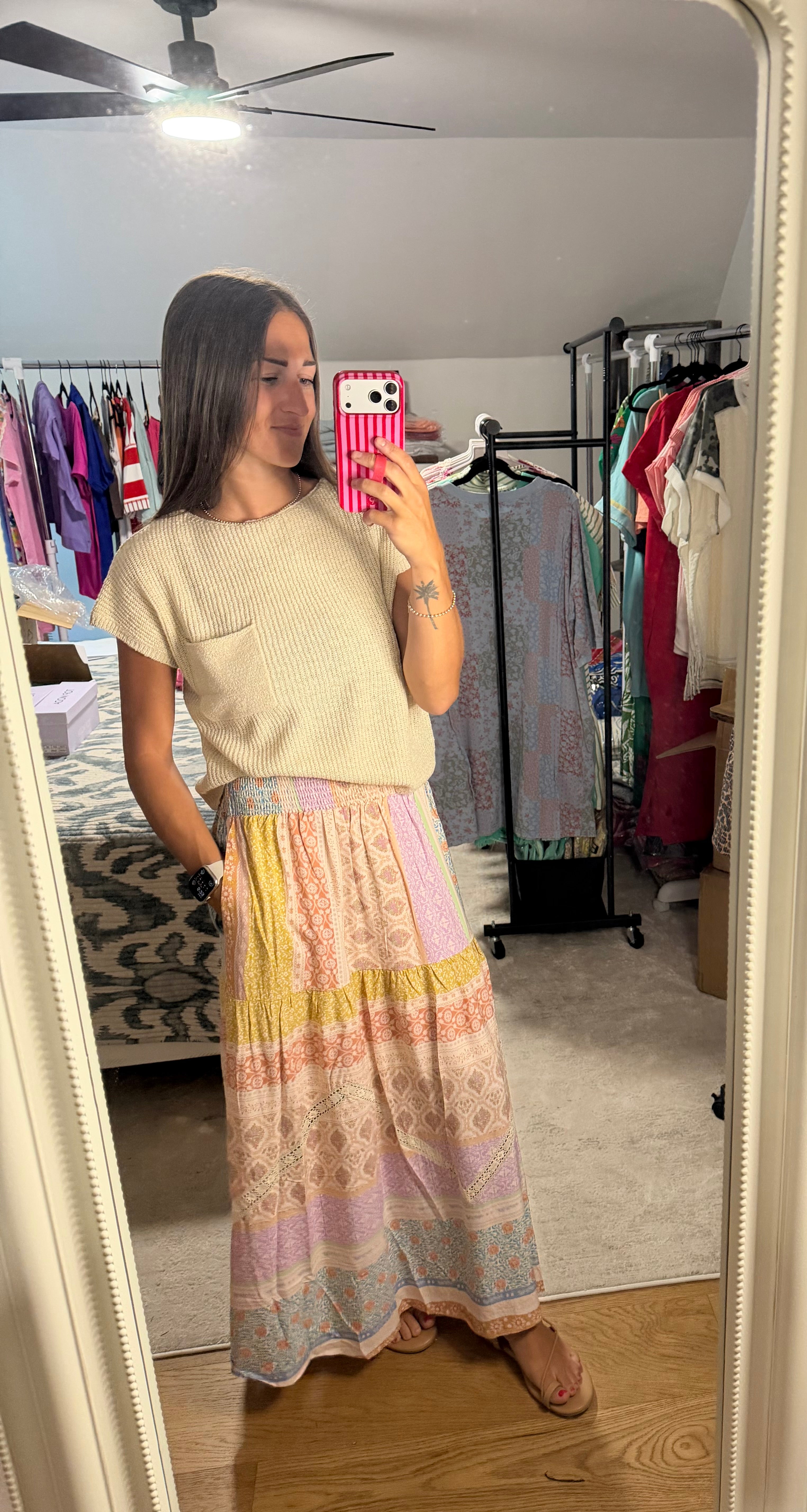 Be Cool Dolman Cap Sleeve Knit Top