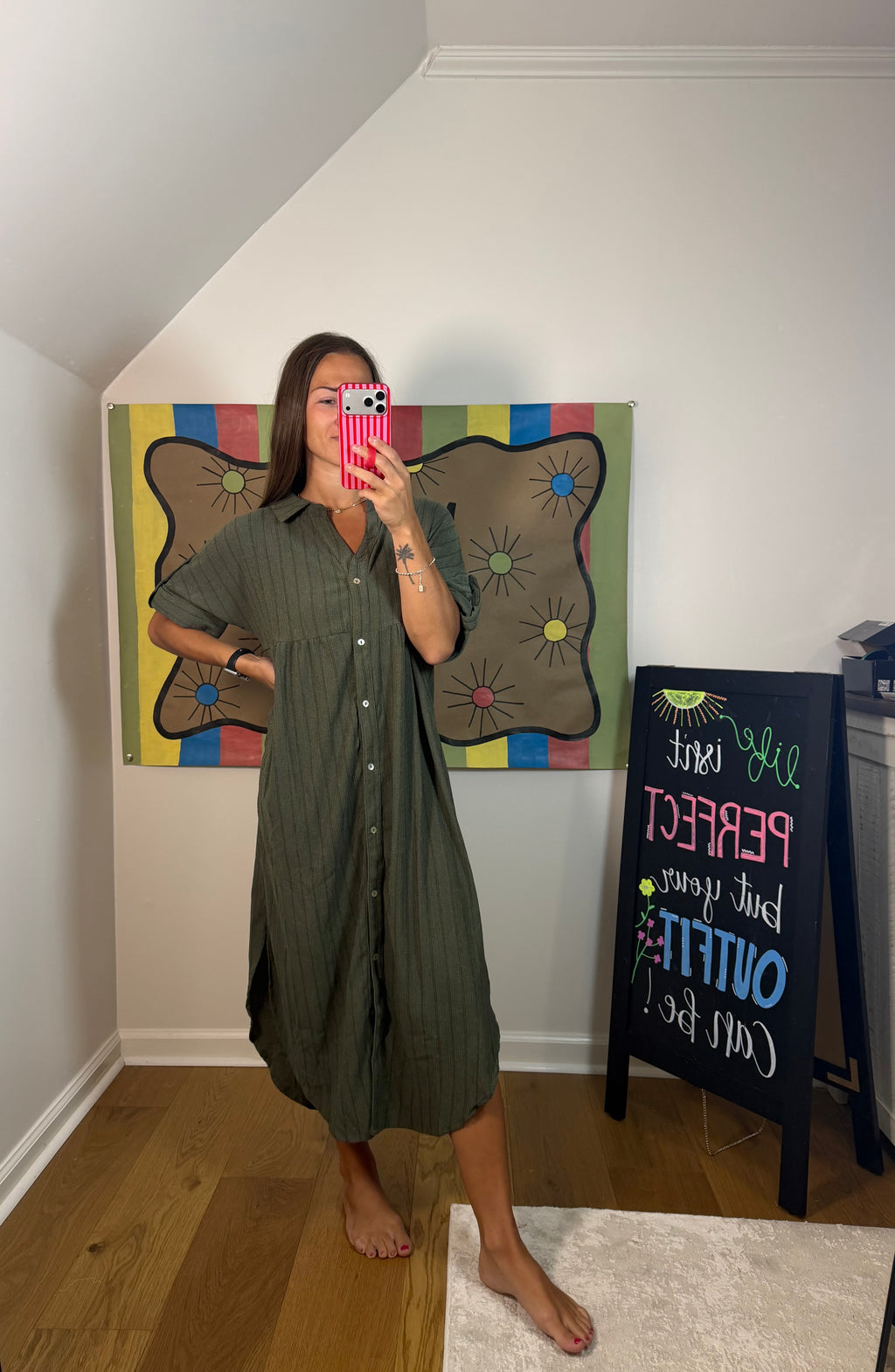 Very J Striped Dress