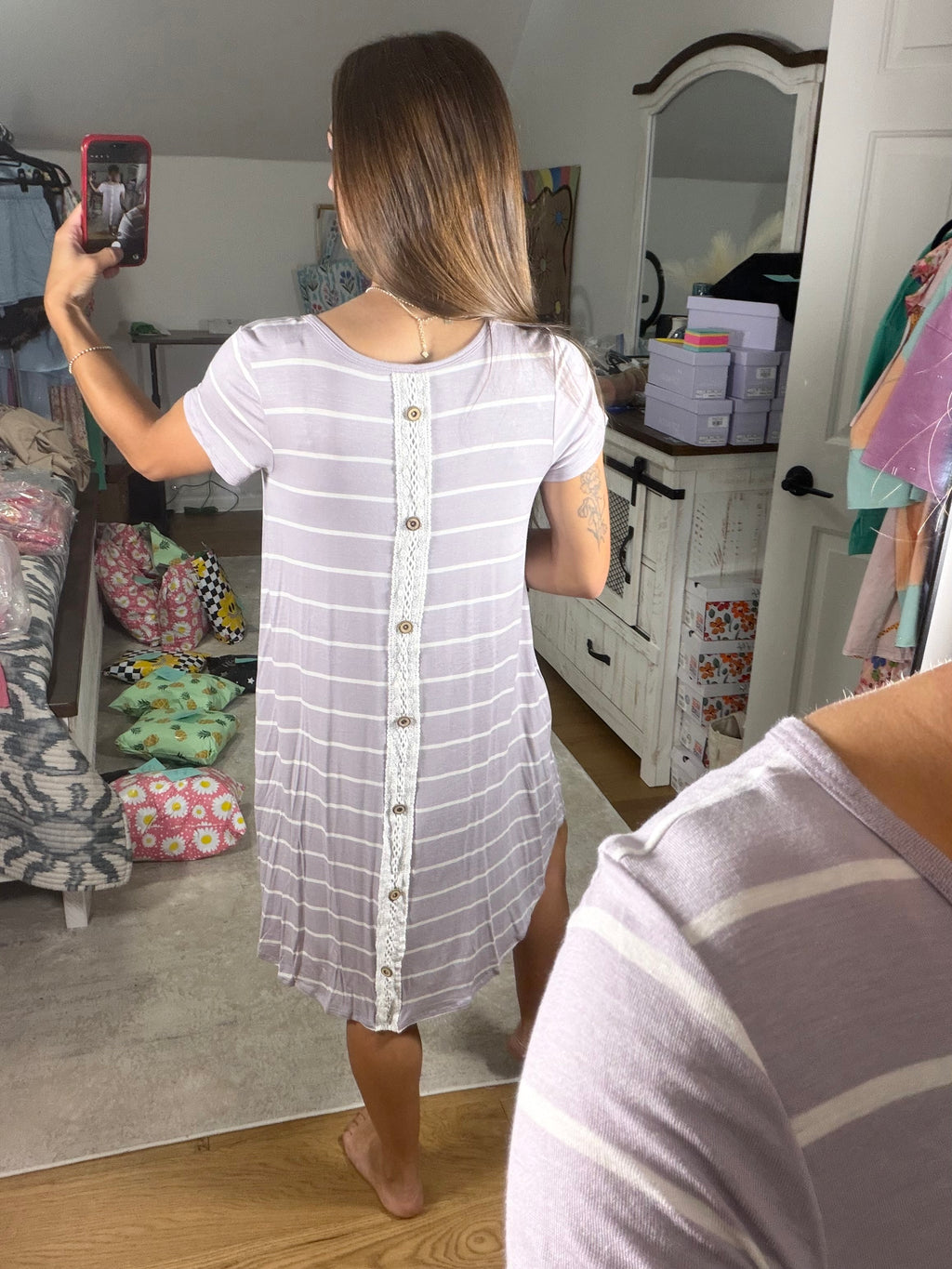 7th Ray Striped Dress
