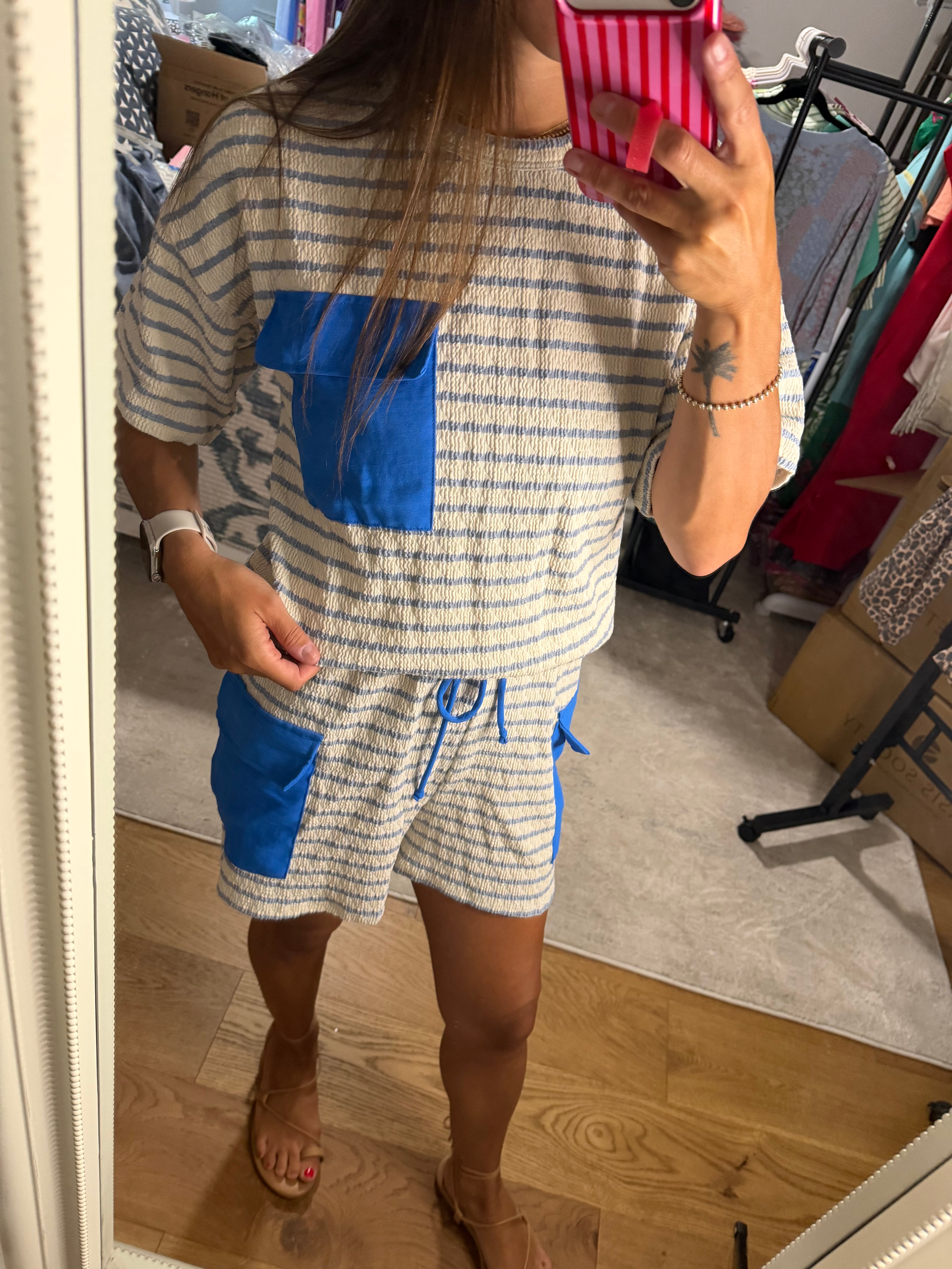 HEIMISH Striped Blue Set