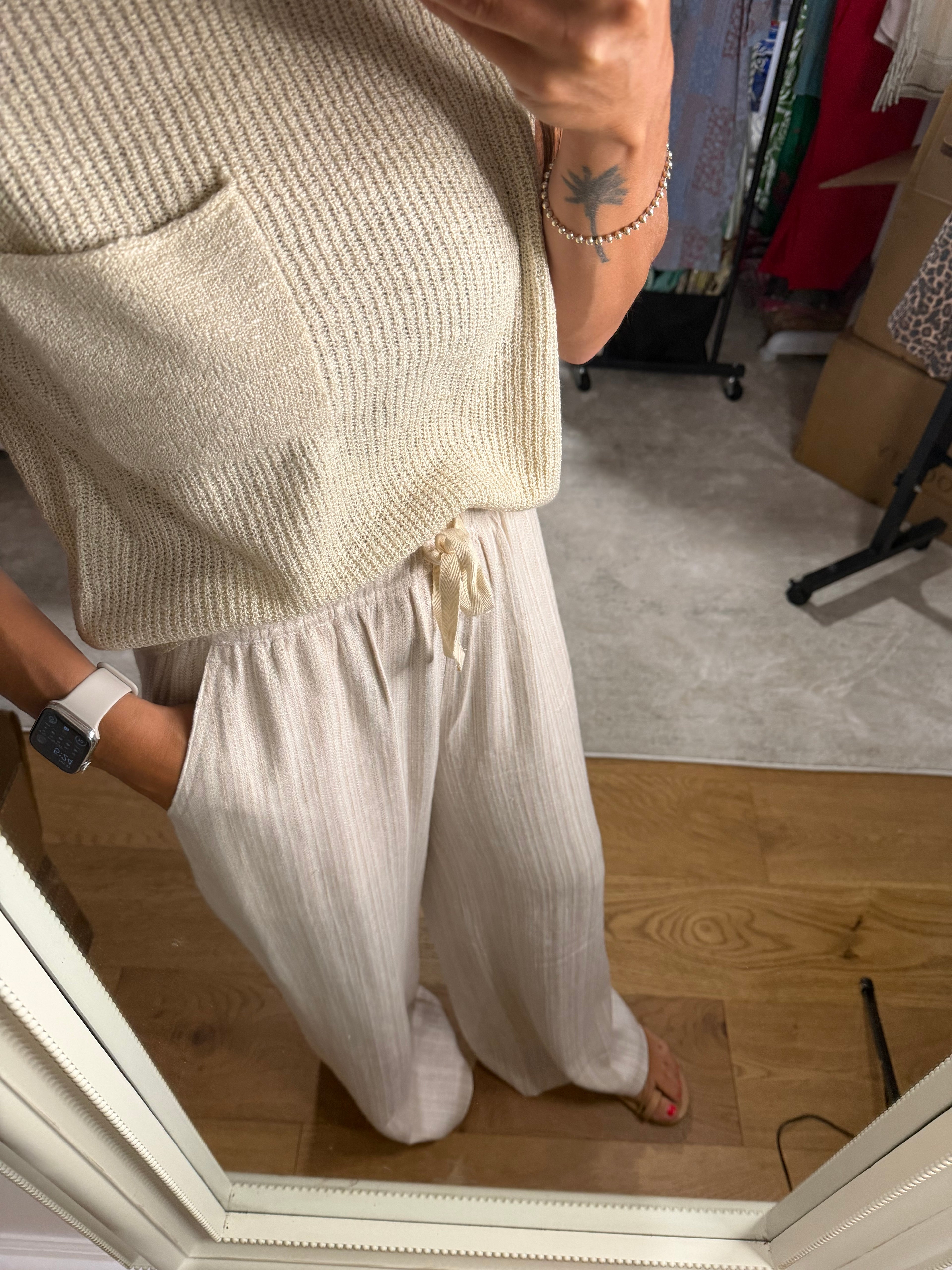 Be Cool Dolman Cap Sleeve Knit Top