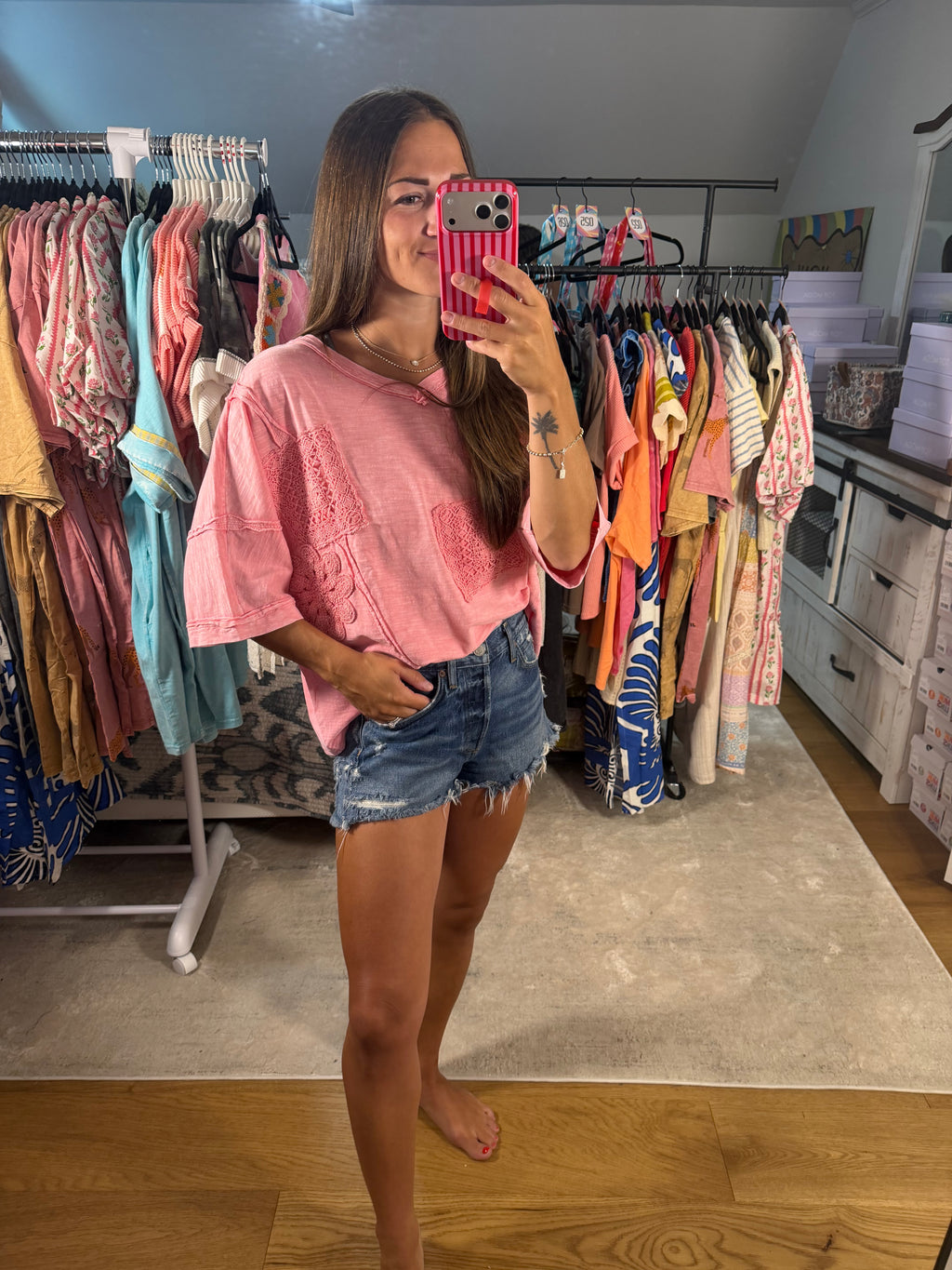 Mitto Shop Crochet Patch Top