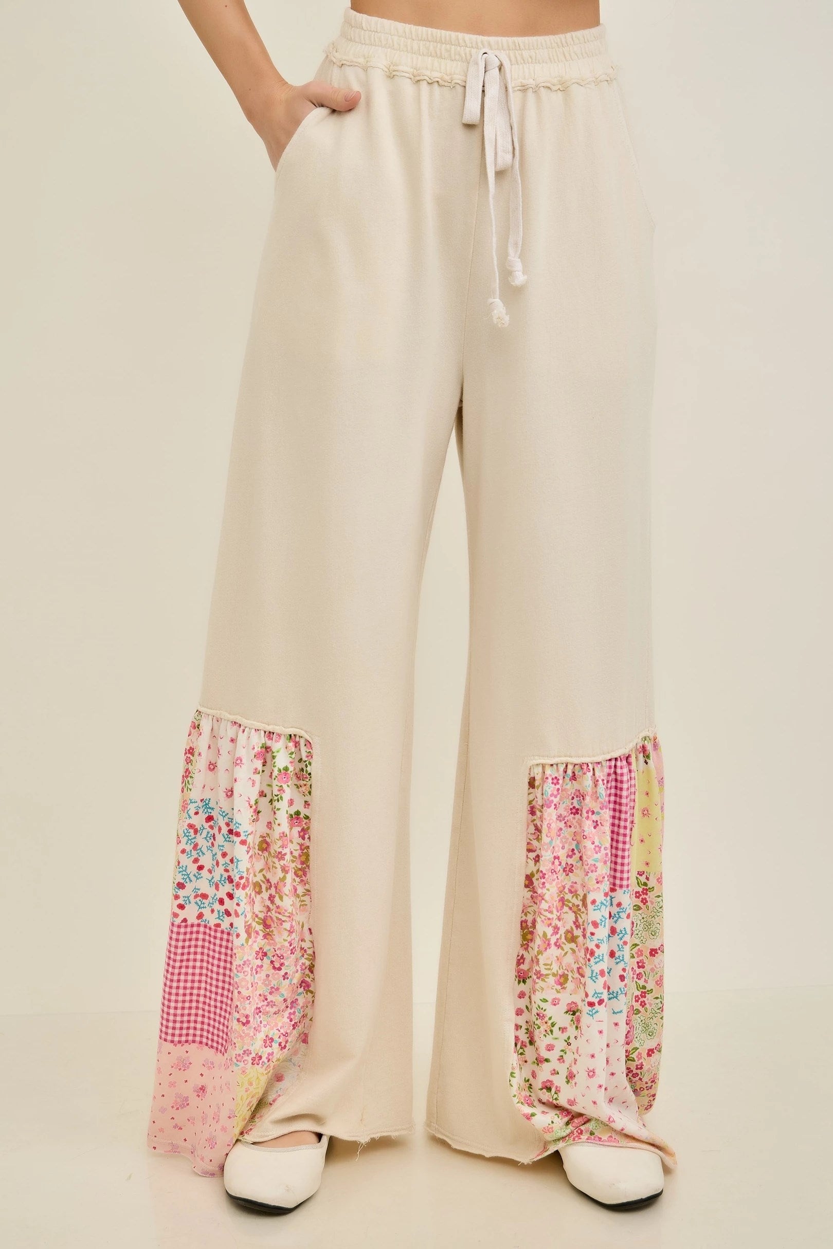 J.Her Crochet Floral Pants
