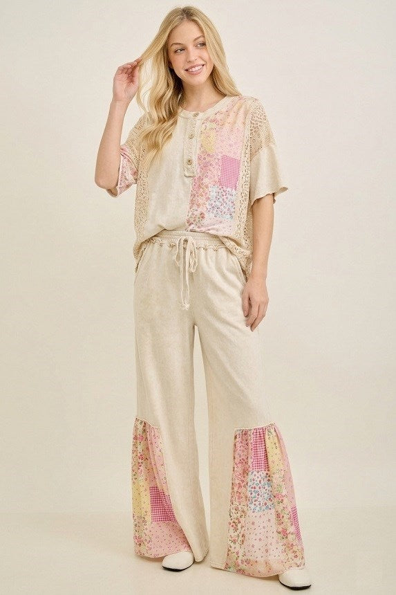 J.Her Crochet Floral Top