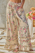 Bibi Flower Twill Pants