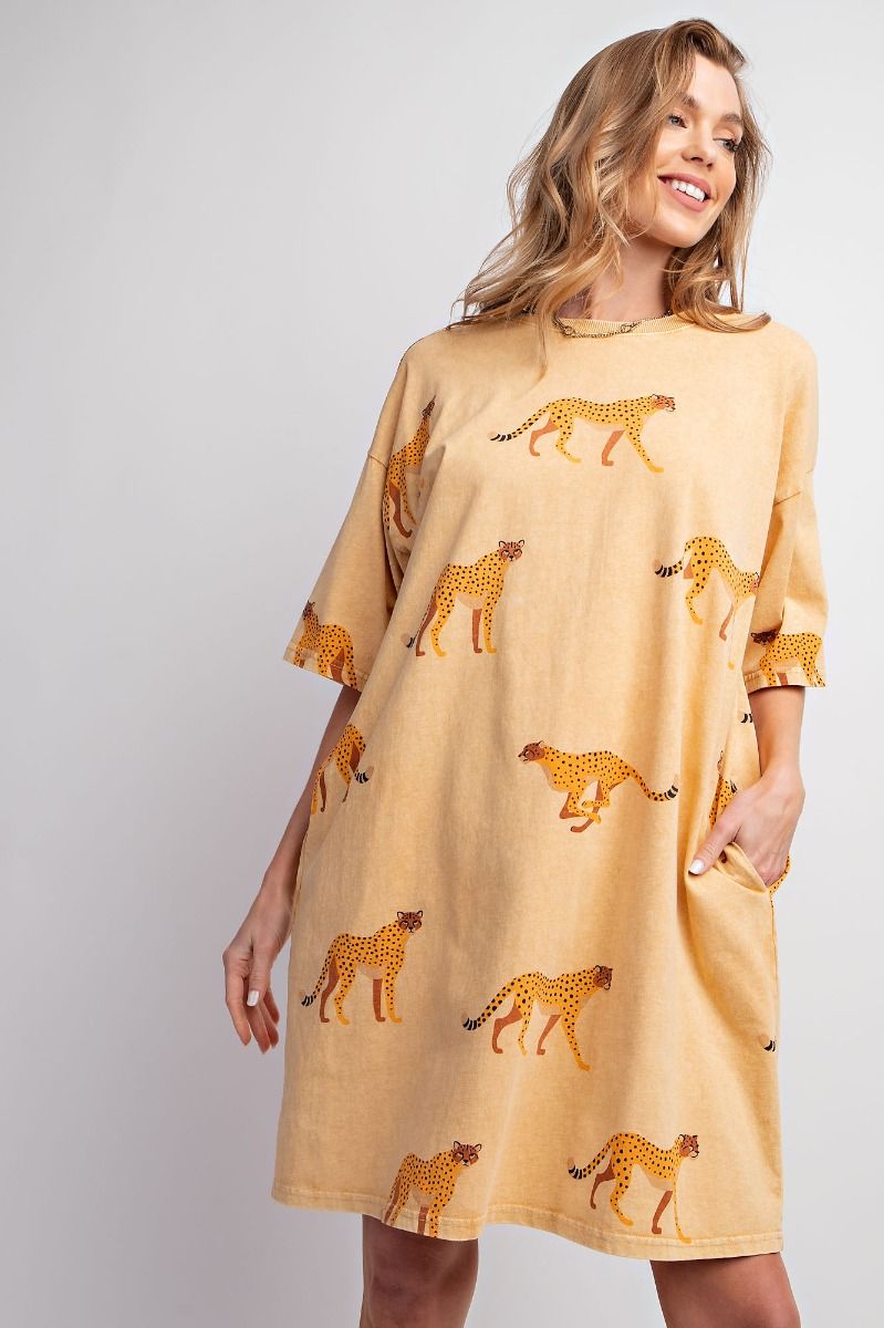 PLUS Easel Cheetah Dress