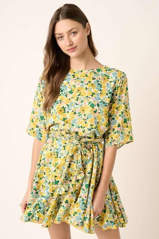 Mitto Shop Godet Pleated Dress