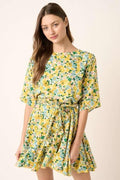 Mitto Shop Godet Pleated Dress