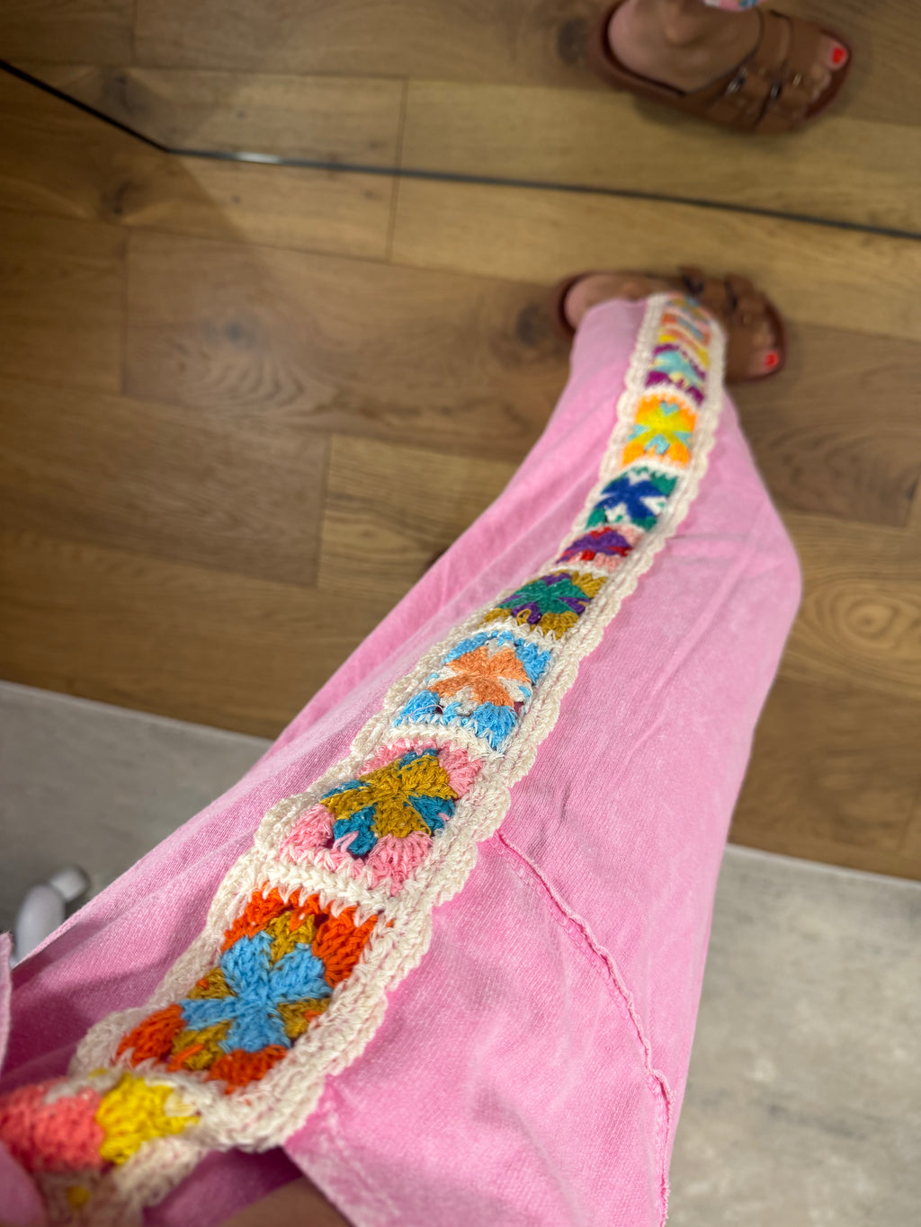 J. Her Crochet Pants