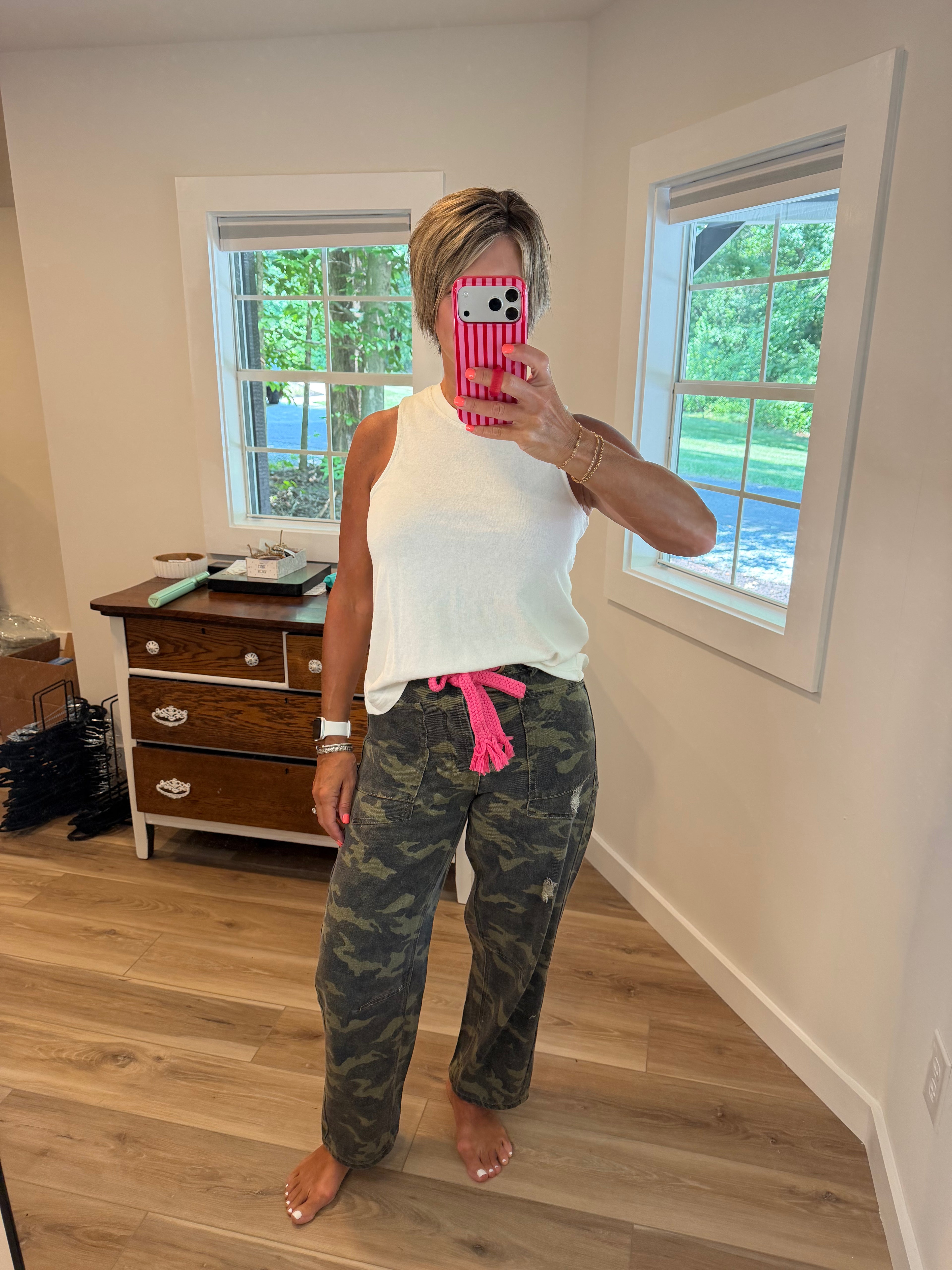 Double Zero Sleeveless Top
