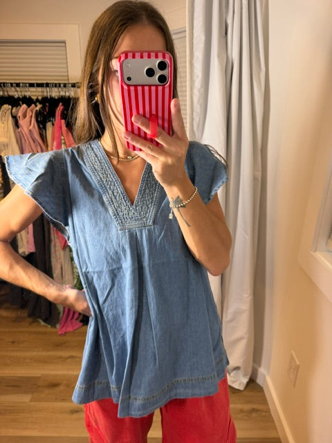 Umgee Denim Shirt
