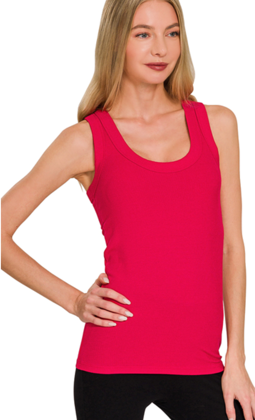 Zenana Ribbed Tank