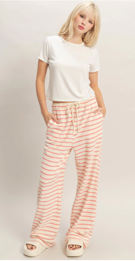 Hyfve Striped Terry Pants