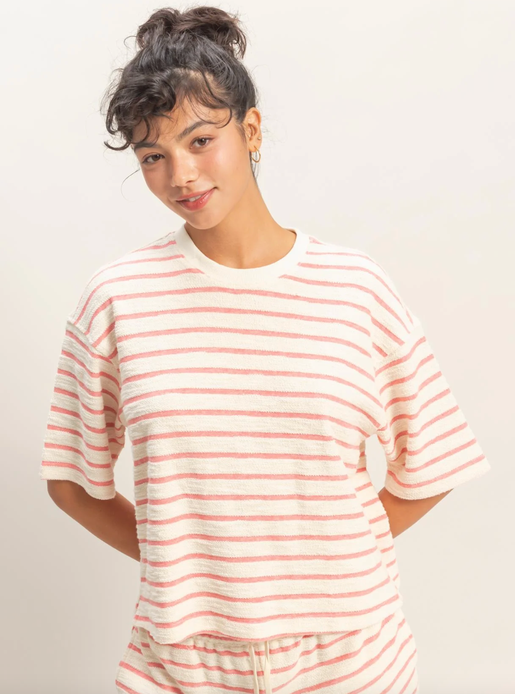 Hyfve Striped Terry Top