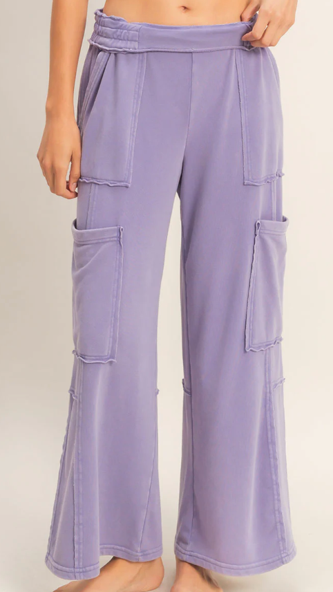 Hyfve Mineral Washed Cargo Pants