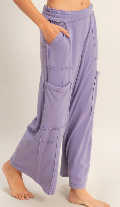 Hyfve Mineral Washed Cargo Pants