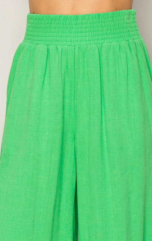 Hyfve Linen Wide Leg Pants