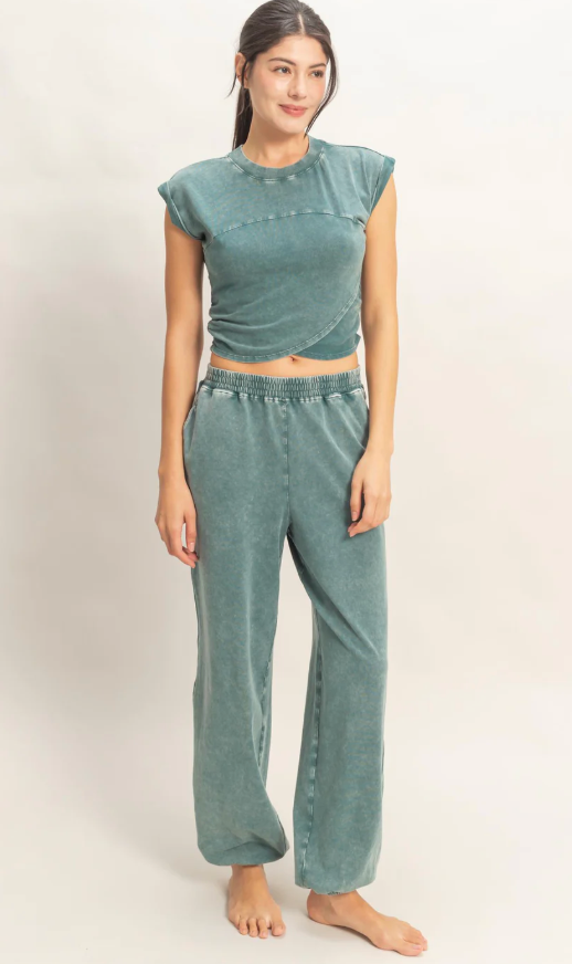 Hyfve Crop Top & Jogger Set