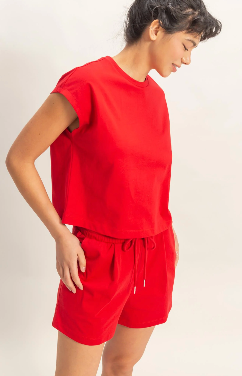 Double Zero Boxy Shorts Set