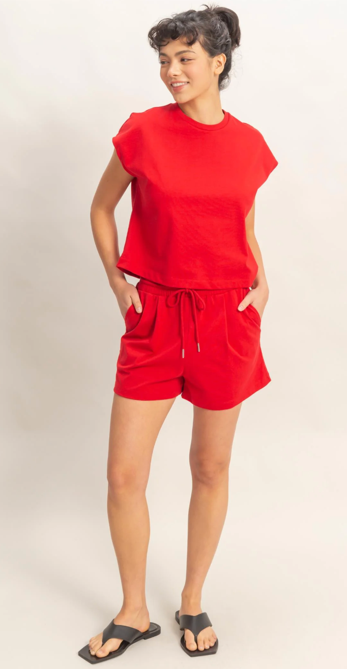 Double Zero Boxy Shorts Set