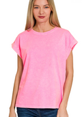 Zenana Halo Washed Tee