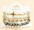 Zenana Beaded Cross Bracelet