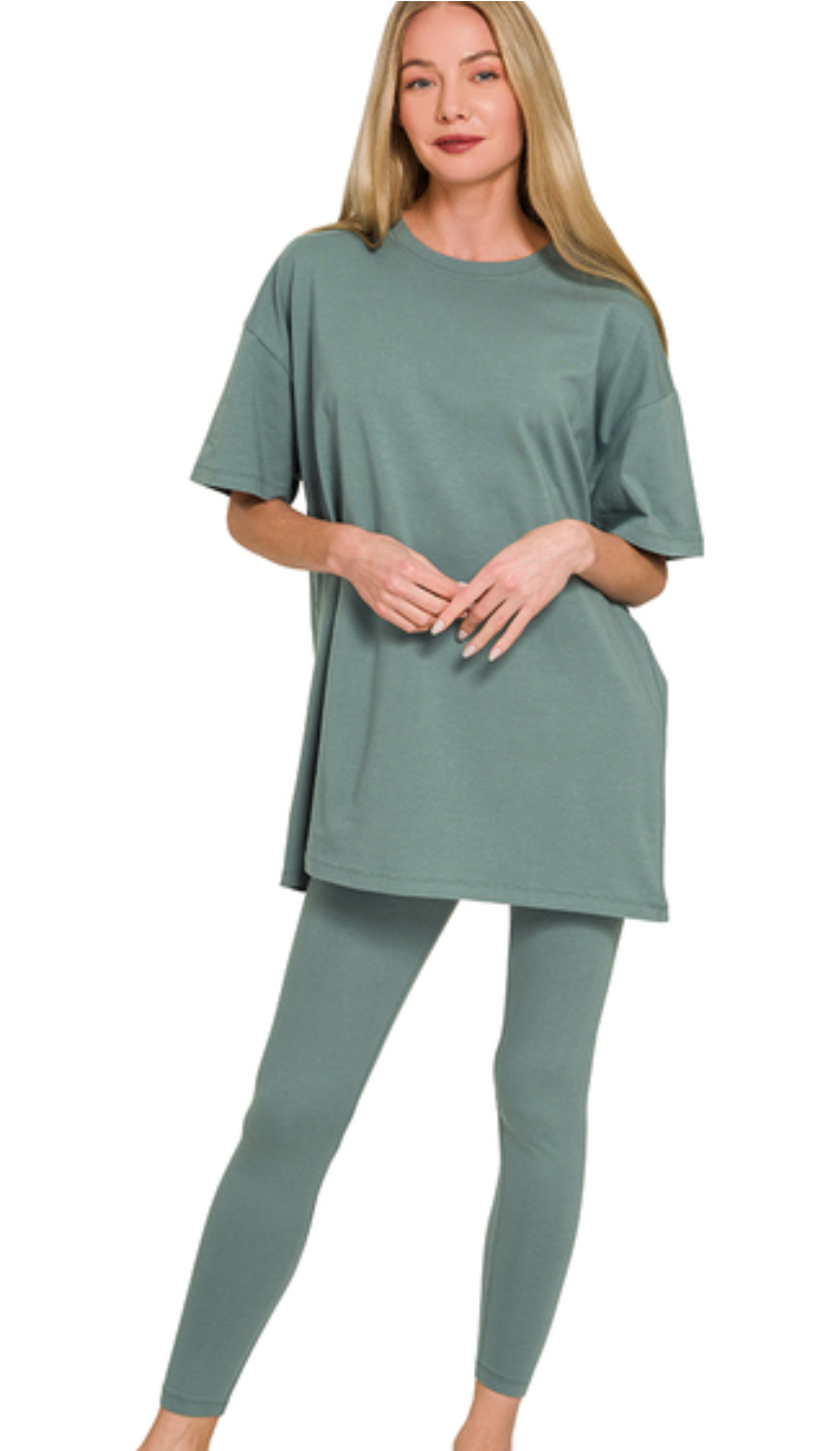 Zenana Leggings Set