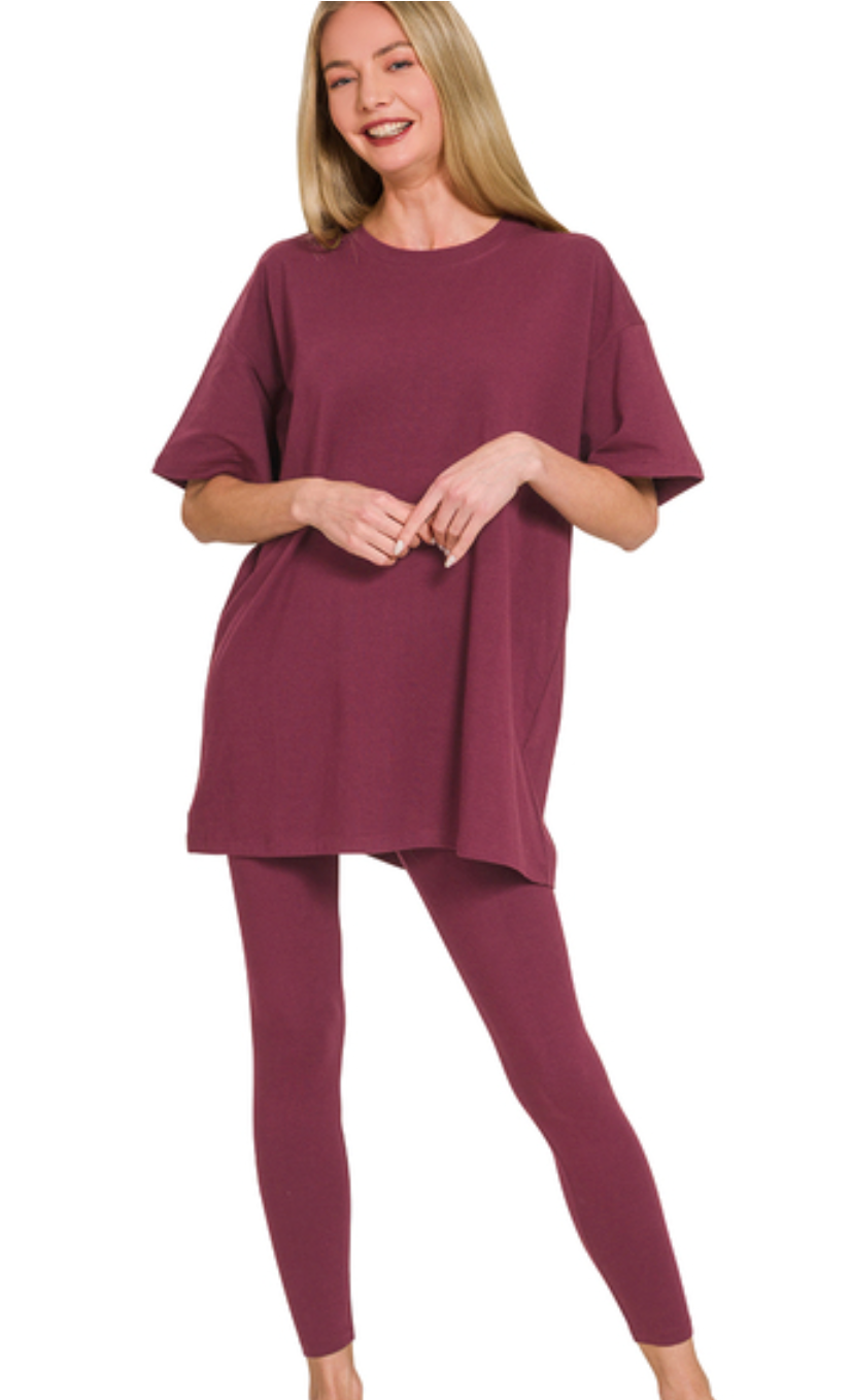 Zenana Leggings Set