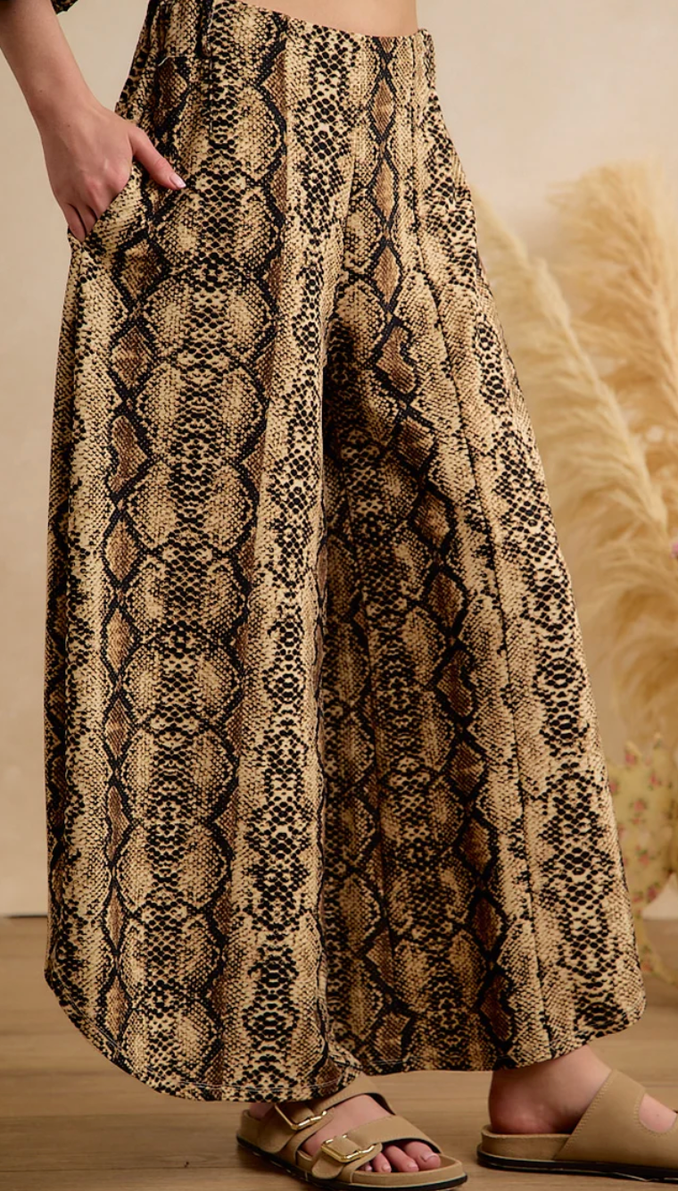 BiBi Snakeskin Pants