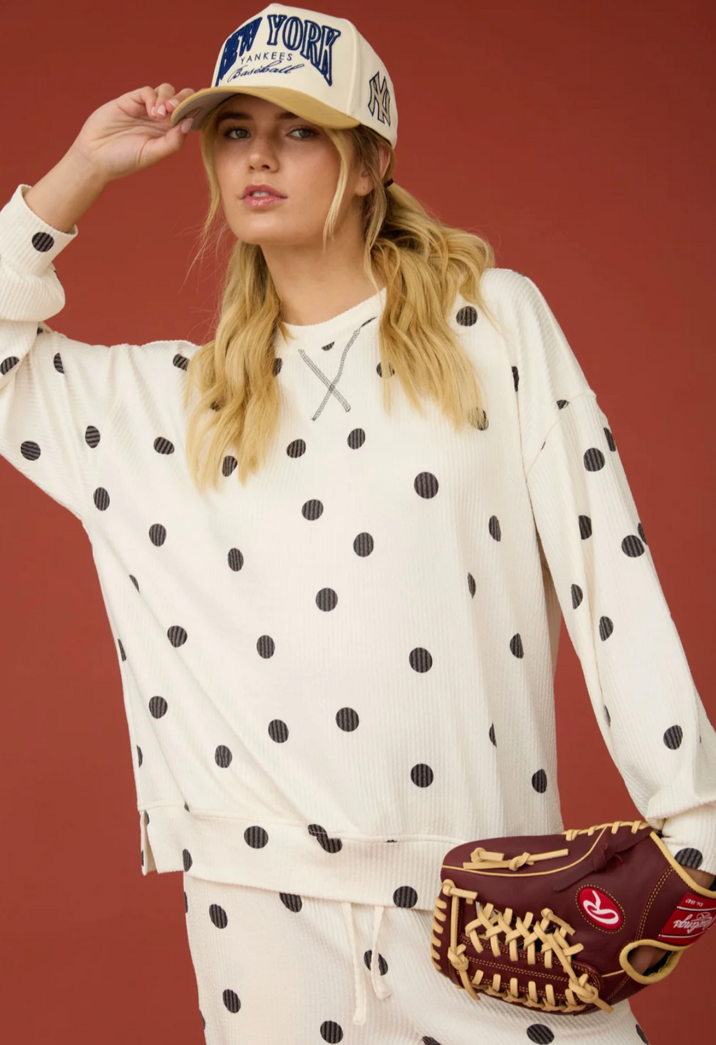 Blu Pepper Polka Dot Top