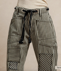 BiBi Striped Barrel Pants