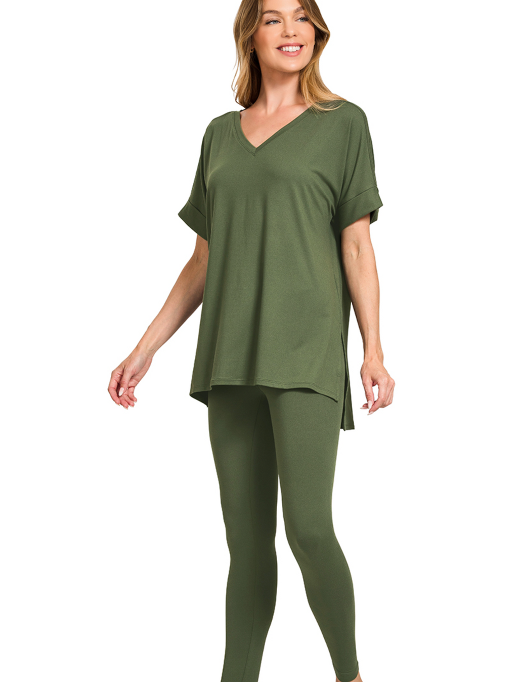 Zenana Shirt and Legging  Set