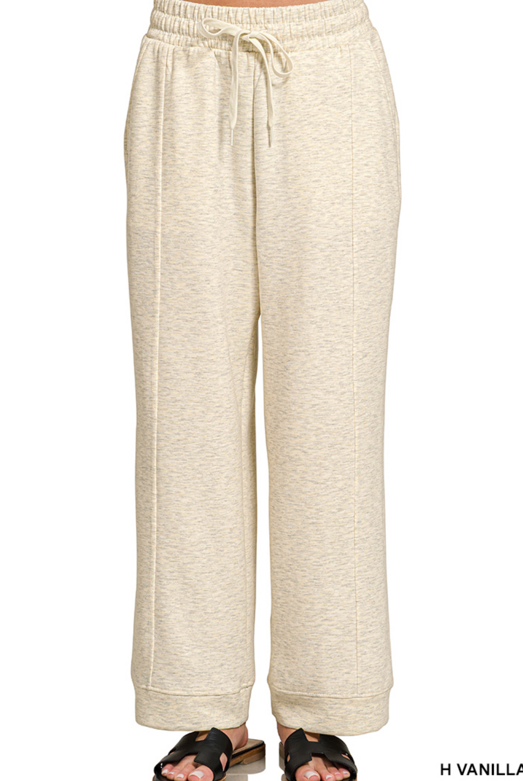Zenana Scuba 3/4 Sleeve Pants Set
