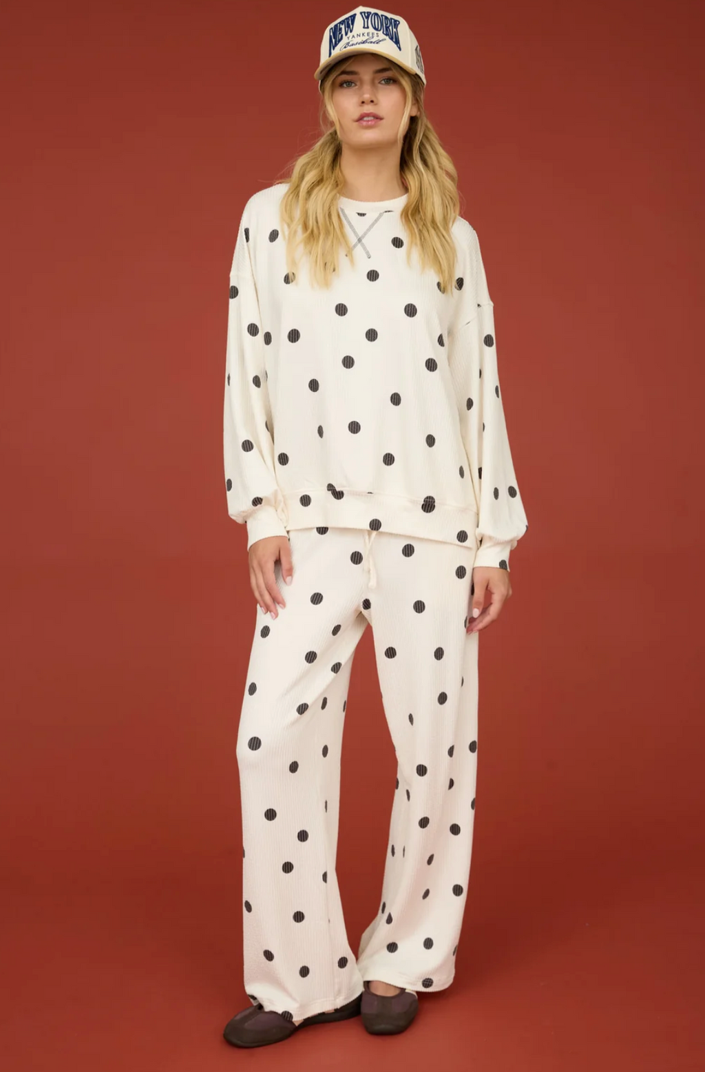 Blu Pepper Polka Dot Top