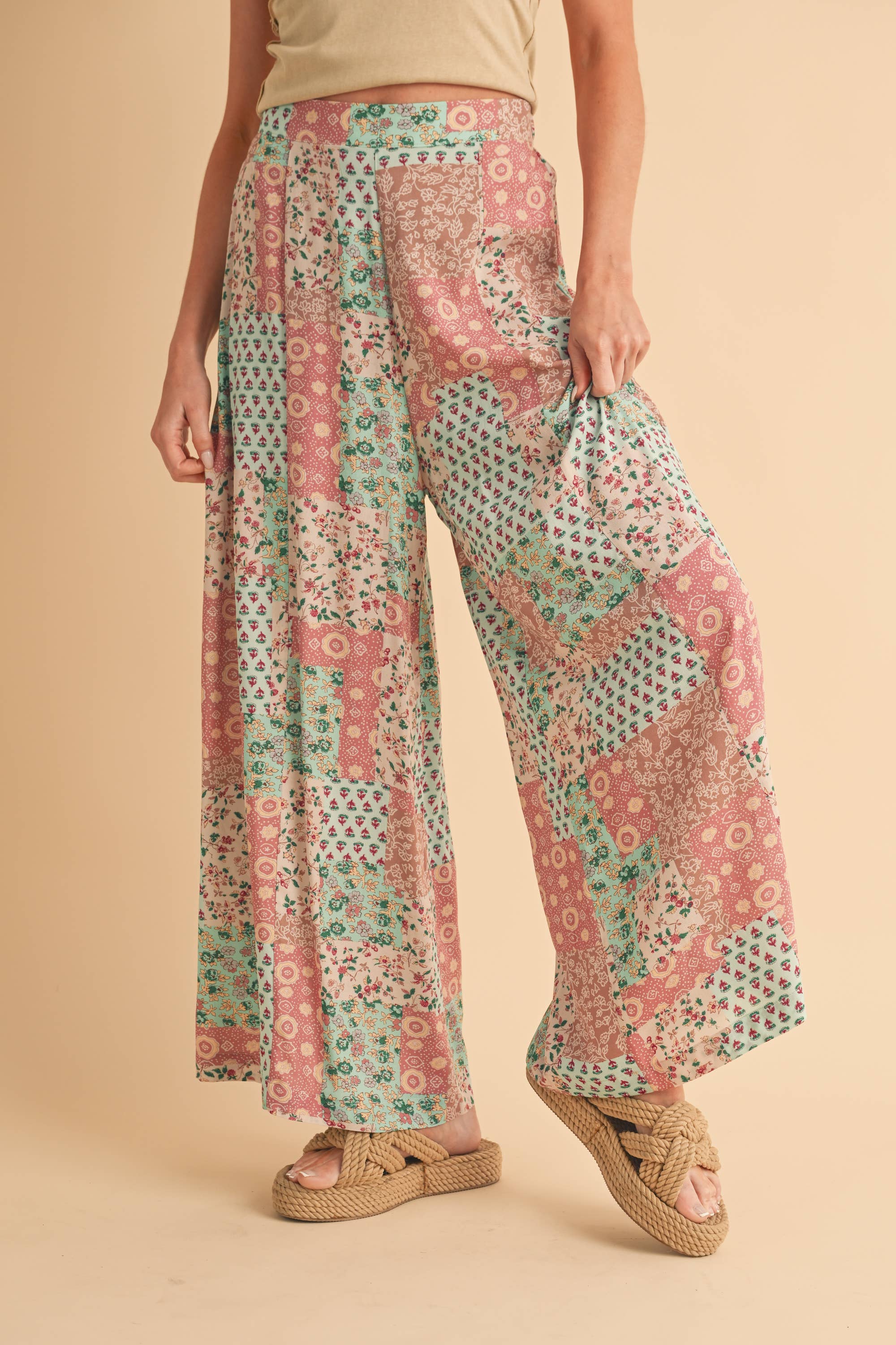 AEMI + CO Coline Printed Pants