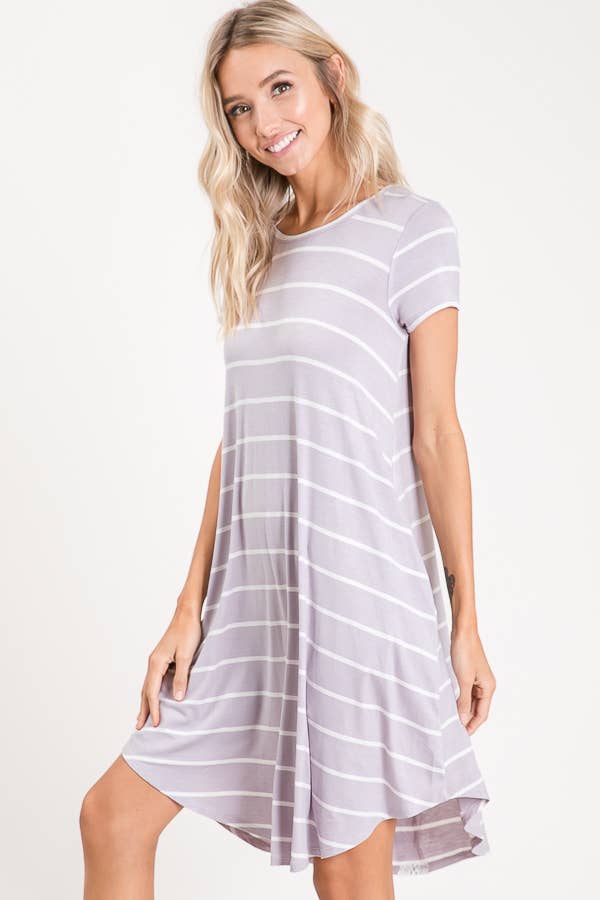 7th Ray Striped Dress