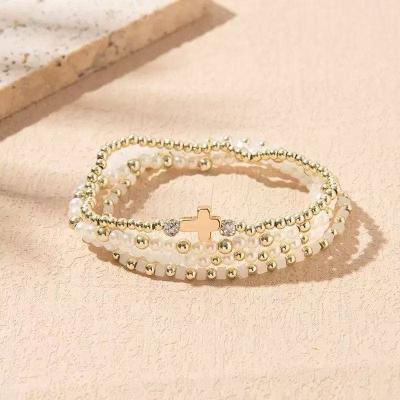 Stackable Cross Bracelets