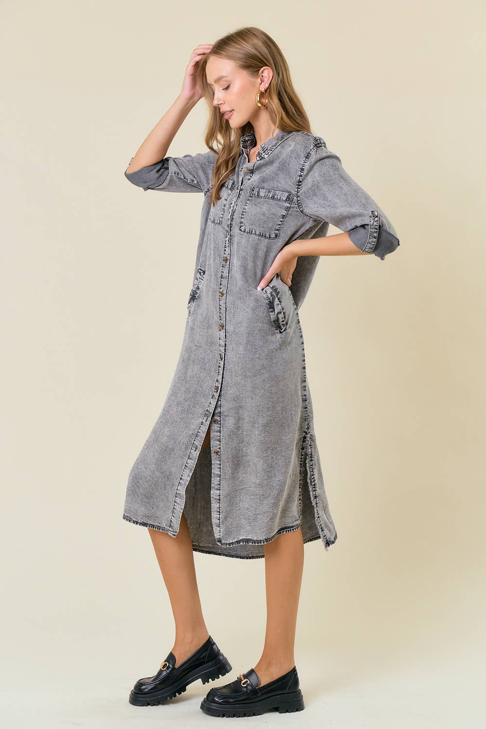 Doe & Rae Chambray Dress