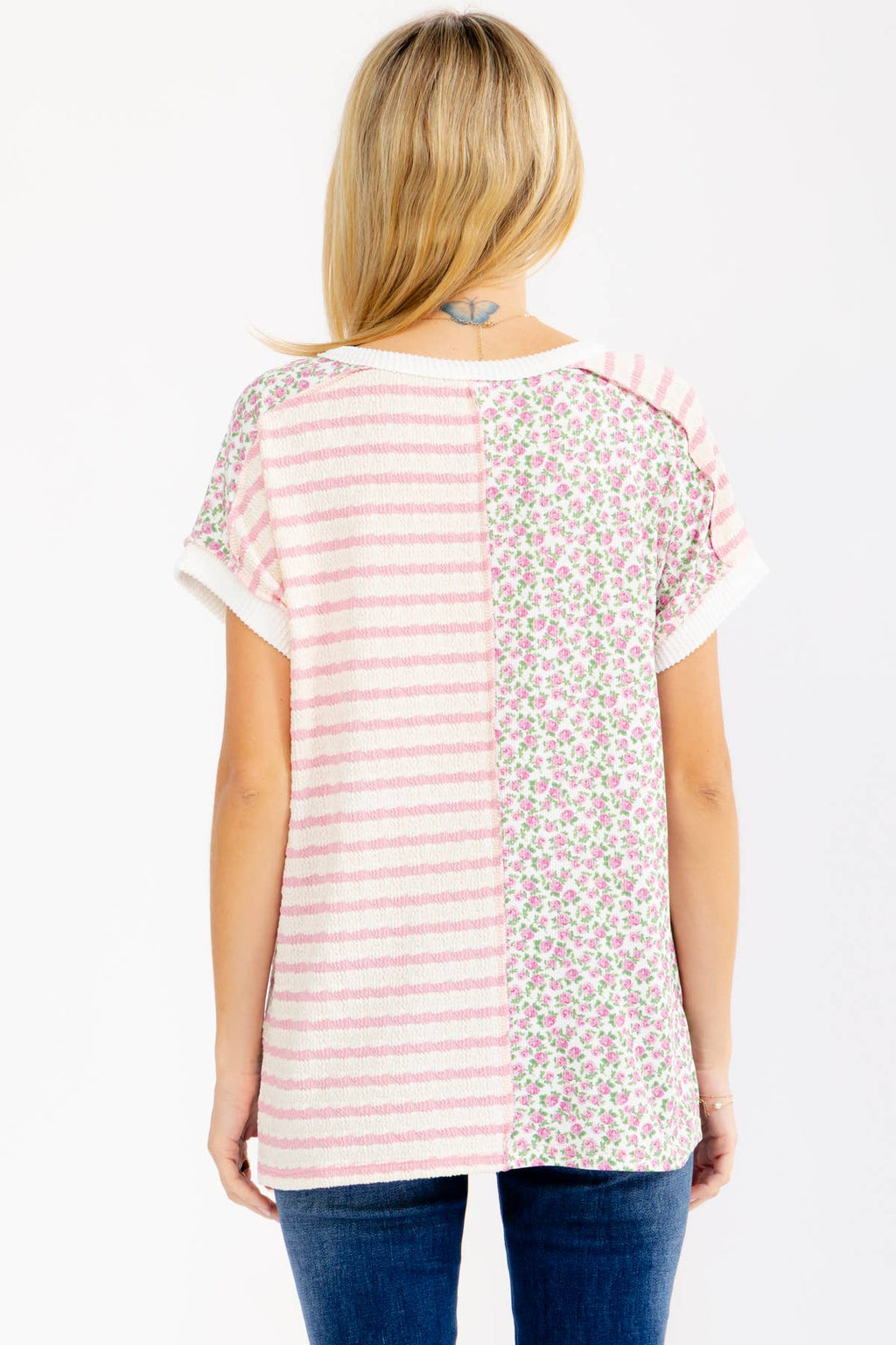 7th Ray Floral Henley