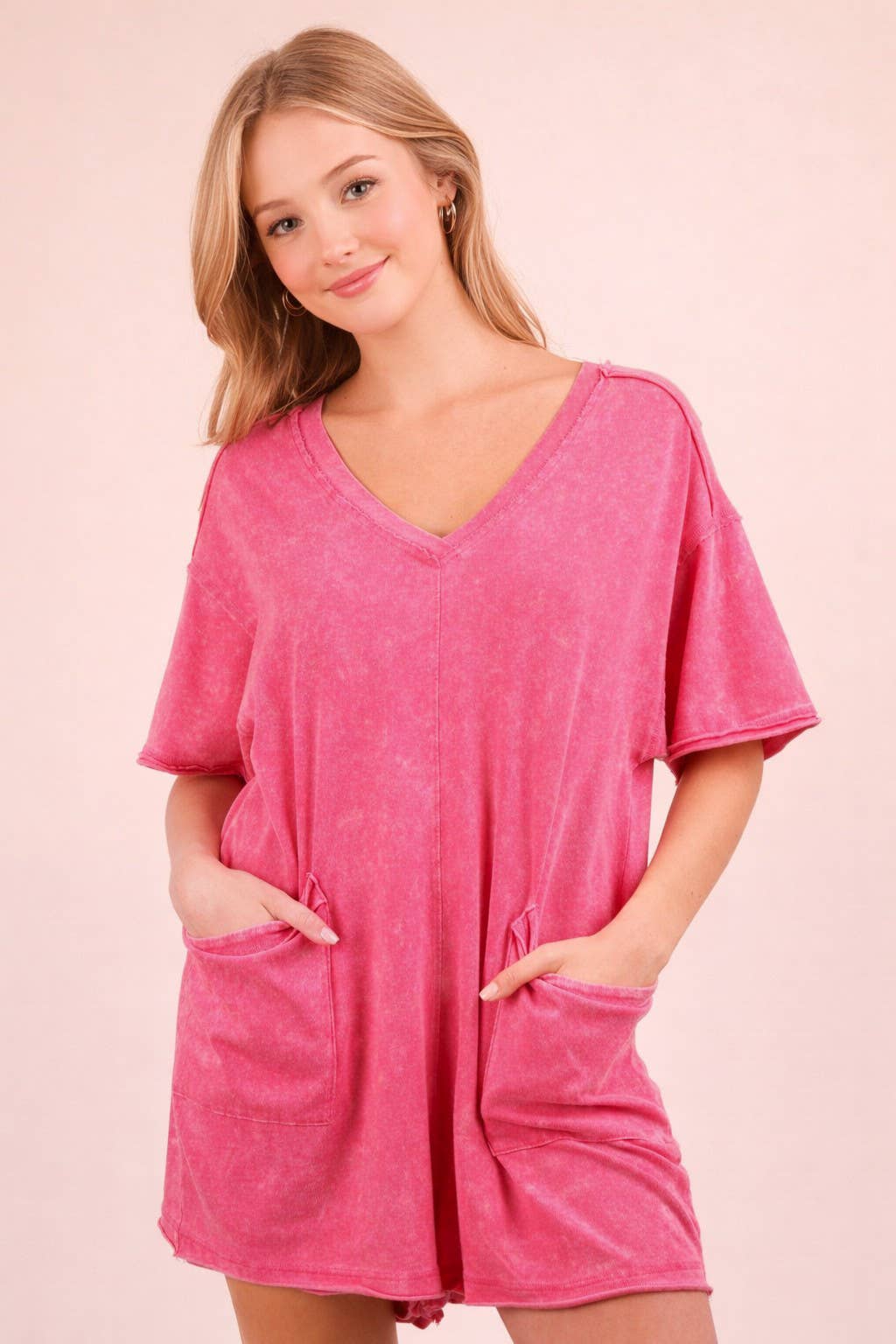 Very J V-Neck Romper