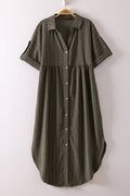 VERY J Striped Linen Dress