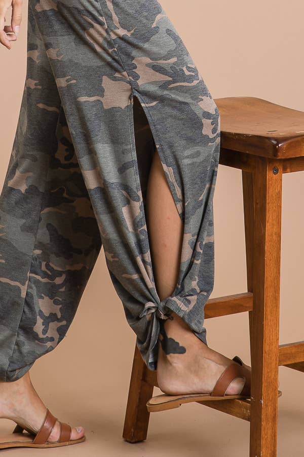 7th Ray Camo Side-Split Pants