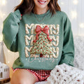 Faux Yarn Merry Christmas Sweatshirt