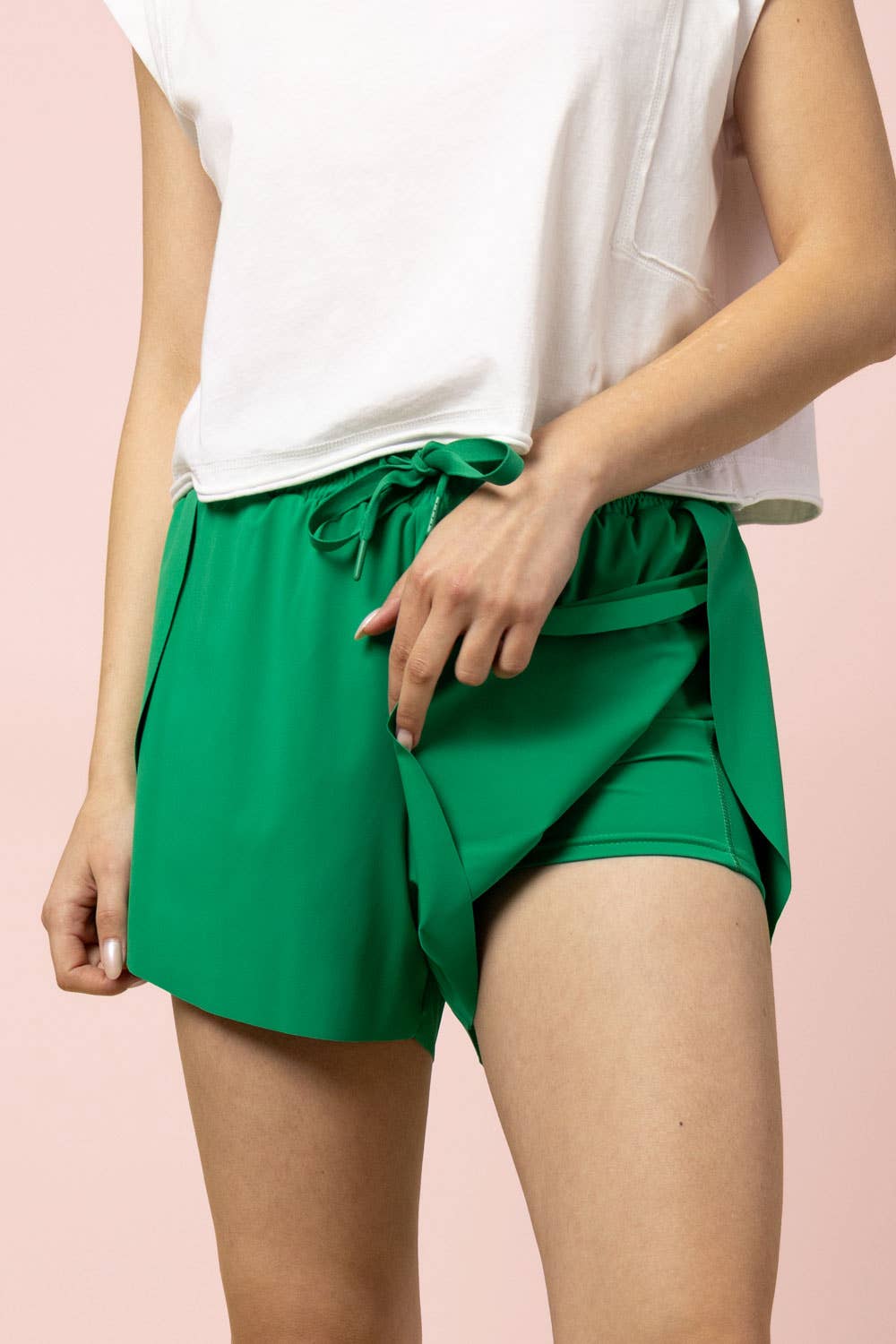 VERY J Overlap Activewear Shorts