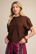 Glam Puff Short Sleeve Top