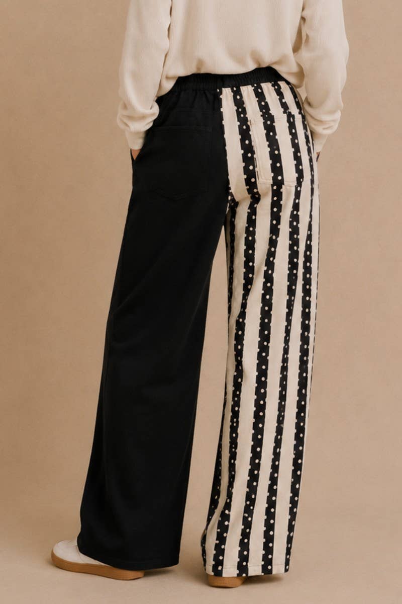 Jade By Jane Mixed Striped Pants