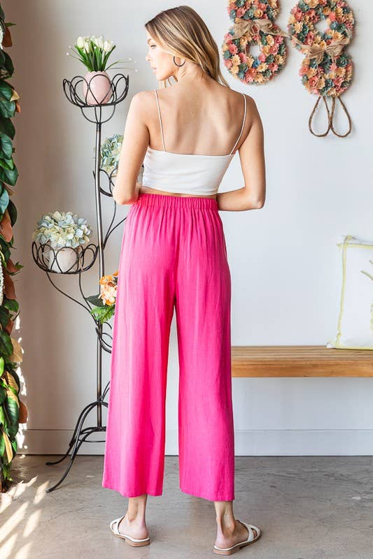 PLUS Heimish Solid Pants with Drawstring