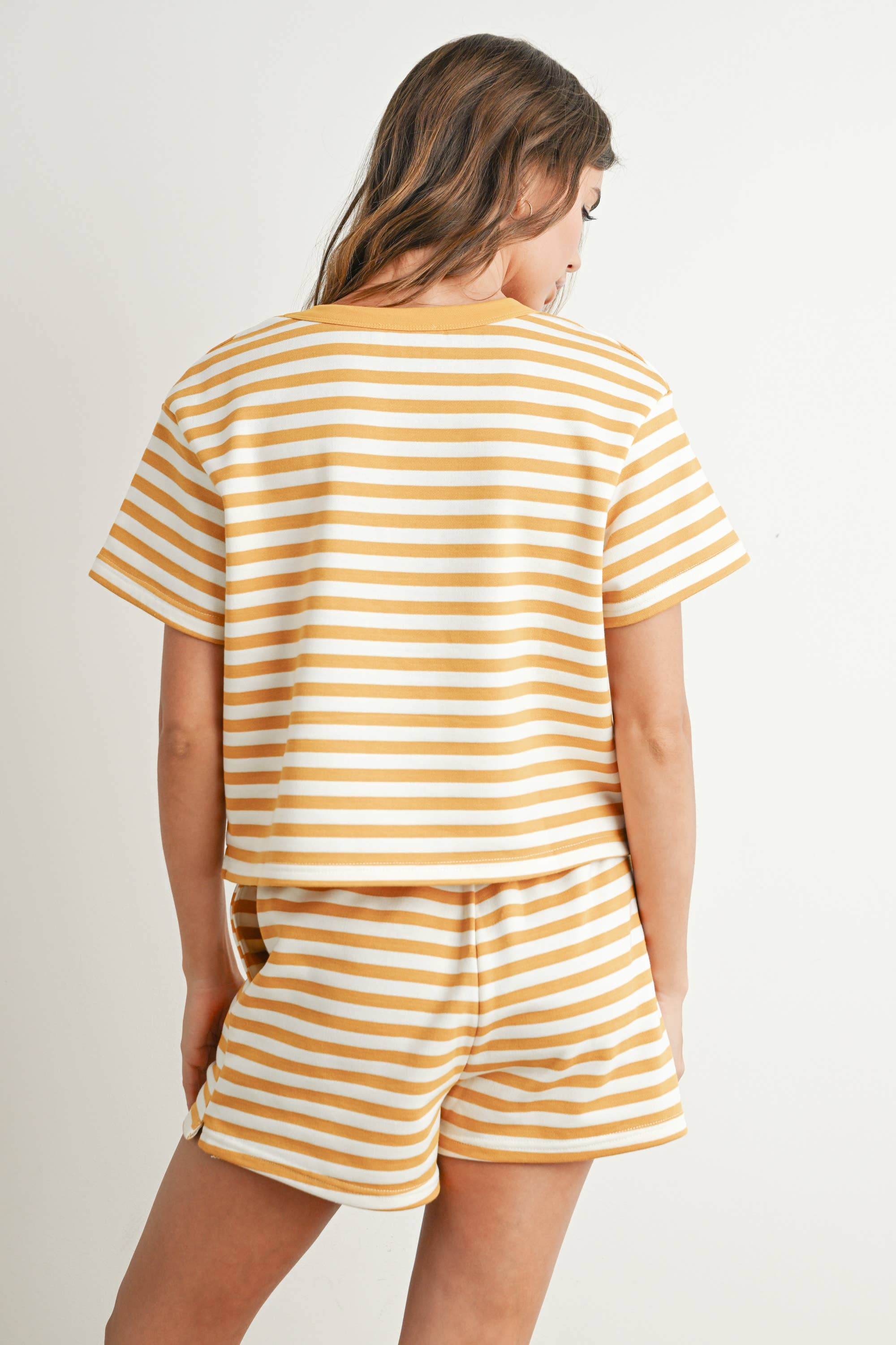 Buttermelon Striped Top w/ Lobster